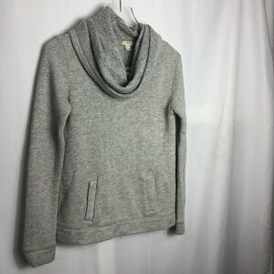 J. Crew Funnelneck Sweatshirt in Gray XS 0751
